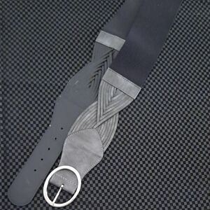 Men's Black Leather Belt